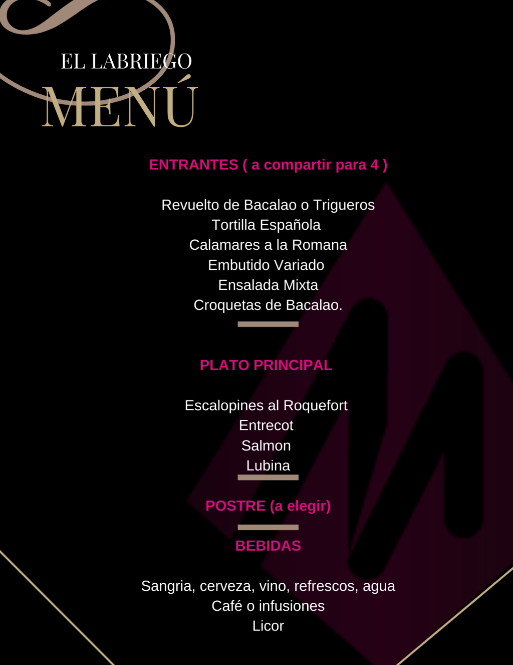 menu labriego 1