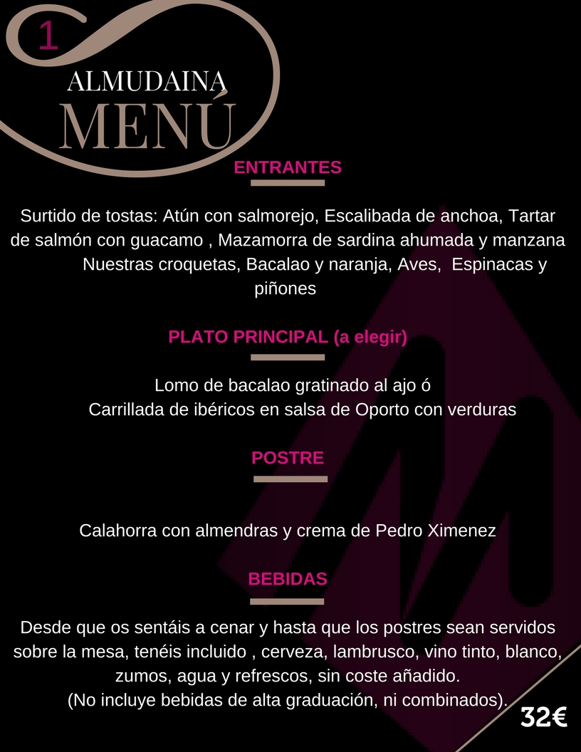 Restaurante Almudaina - Menu 1