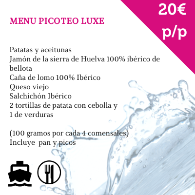 Menu catamaran sevilla