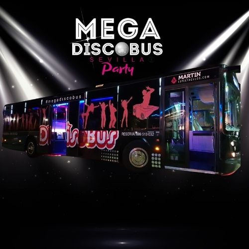 Fiesta en Mega Discobus + opcion cena