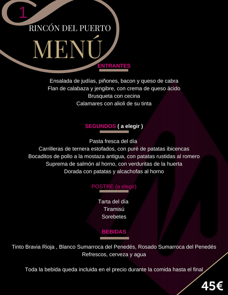 rincon del puerto menu para grupos-martin-espectaculos rincon del puerto menu